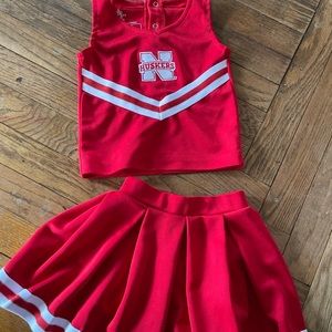 3T Husker Cheerleader Outfit